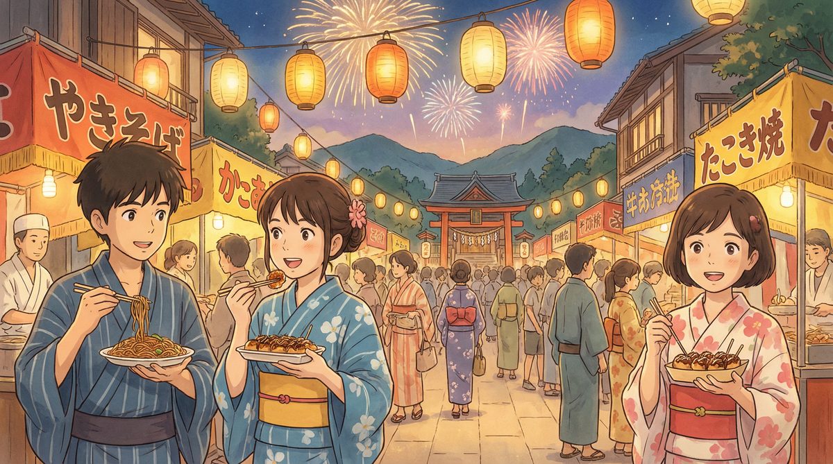 黄色仓库治愈系日常动漫-夏日祭物语